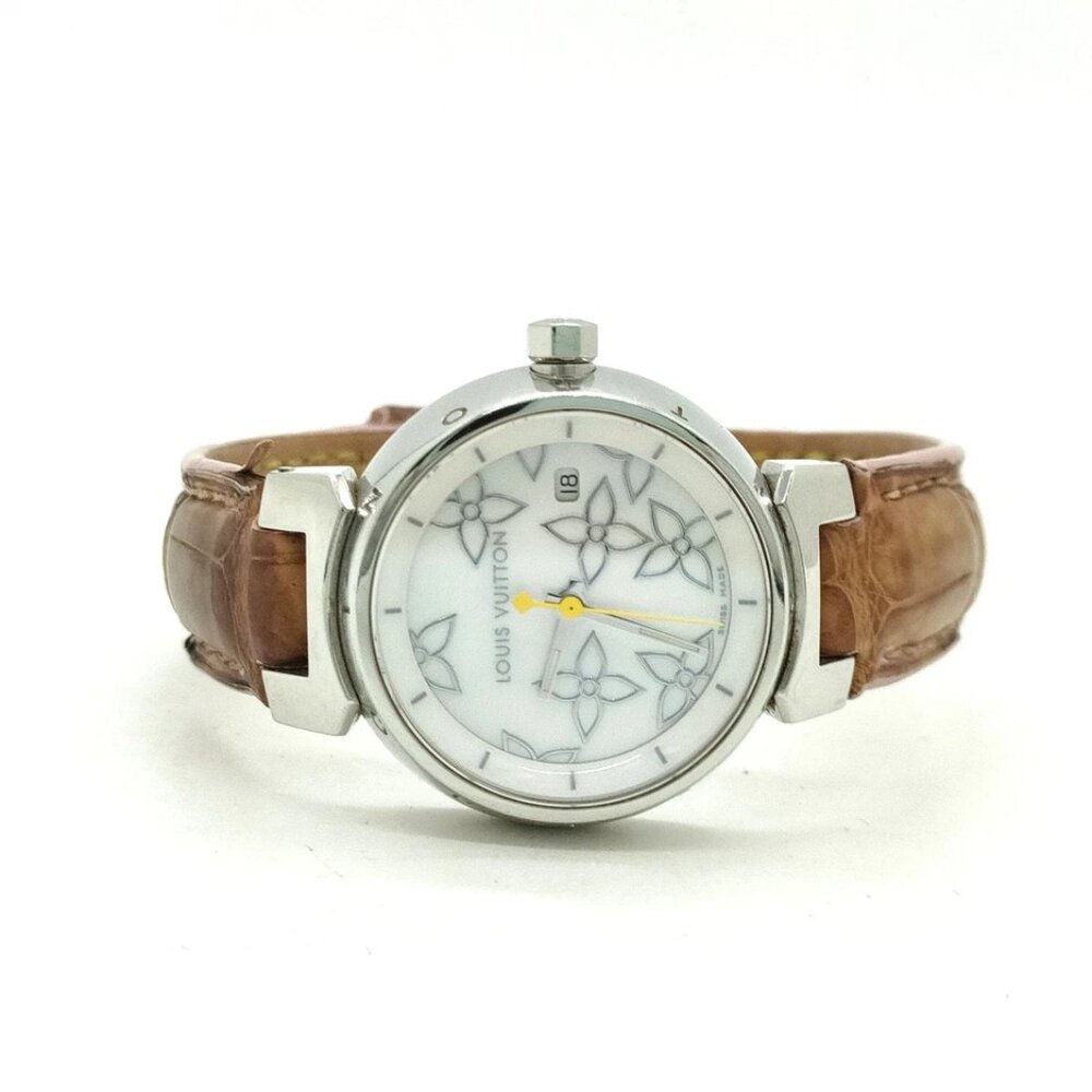 Louis Vuitton Watch  27mm Women's Whites X Browns 600-051925 - Picture 2 of 9